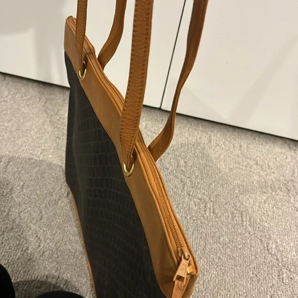 Longchamp Black and Brown Tote Bag - Picture 7 of 15